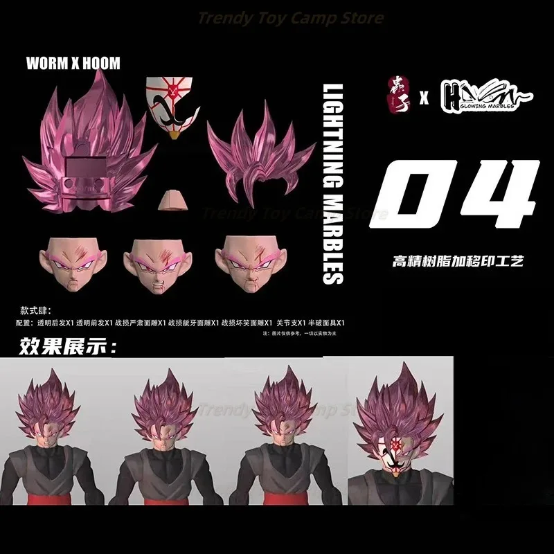 

Dragon Ball Vegito Worm and Bug Super Saiyan Head Sculpt Accessory Package Goku