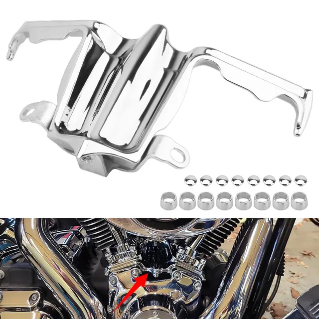 1 zestaw chromowanych osłon podnośnika motocyklowego do Harley Twin Cam Touring Street Glide Road King Softail Fat Bob
