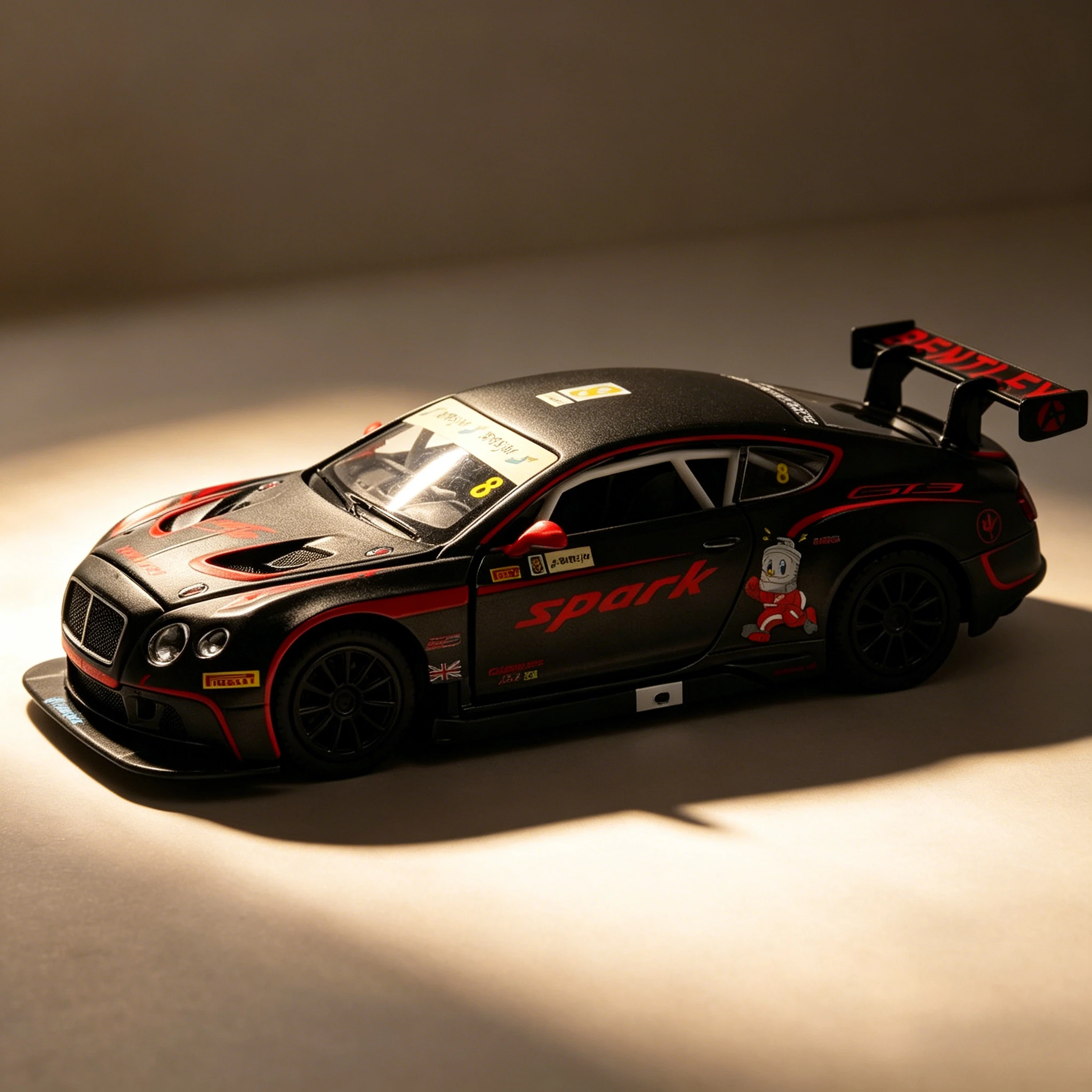 

1:32 Continental GT3 Alloy Model Car doors and hood can be opened has simulated sound and lighting functions