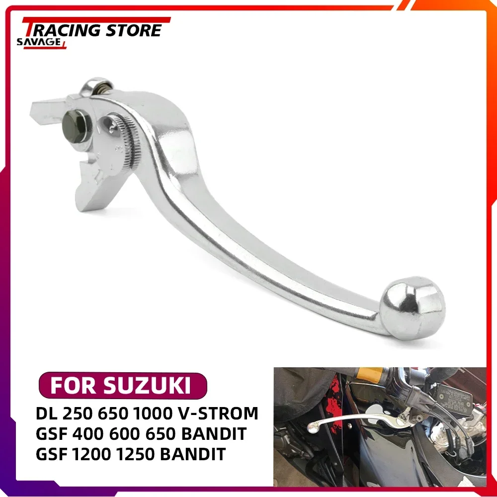 Przednia dźwignia hamulca motocykla dla SUZUKI DL250 DL650 DL1000 XT V-STROM GSF400 GSF600 GSF650 GSF1200 GSF1250 N/S kierownica BANDIT