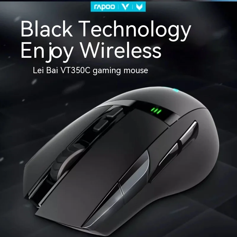 

Беспроводная игровая мышь Rapoo Vt350c, двойной режим, пользовательское макропрограммирование, Eat Chicken Lol, механическая электронная игровая мышь для киберспорта, Cf