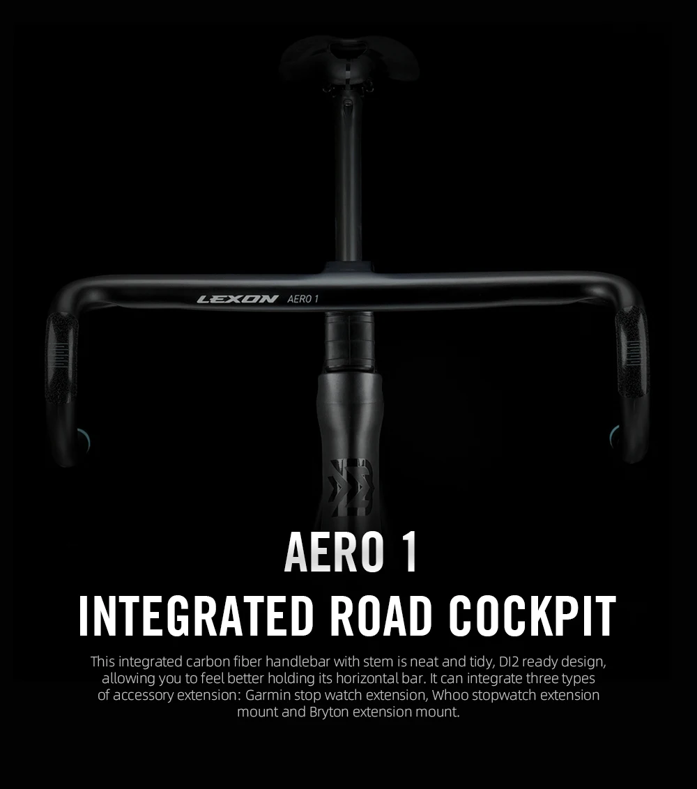 カーボンロードバイクハンドルバー,ステムスペーサー,一体型バイクバー