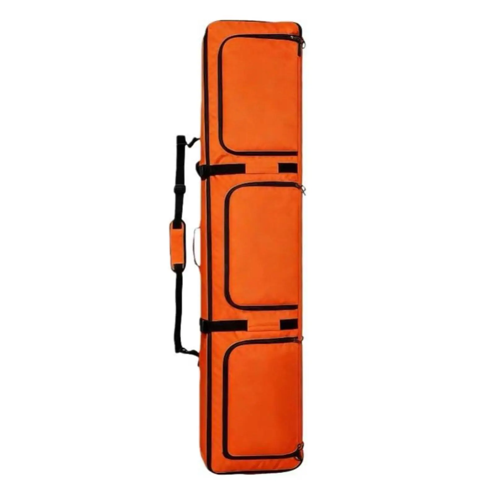 Ski Equipment Bag Durable Wheel Backpack Wet and Dry Compartment Nylon Sports Organizer for Skis