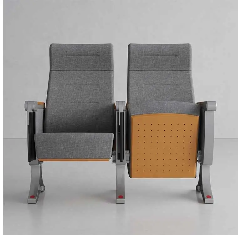 Wholesale Custom Modern Auditorium Lecture Hall Tables and Chairs Folding Cinema With Sofa Seats Auditorium Chair