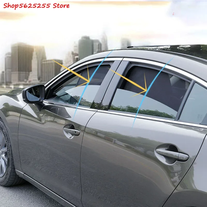 Parasol de coche para Skoda Octavia A7, A4, A5, ventana delantera y trasera, protector solar, mosquitera, decoración, accesorios de coche