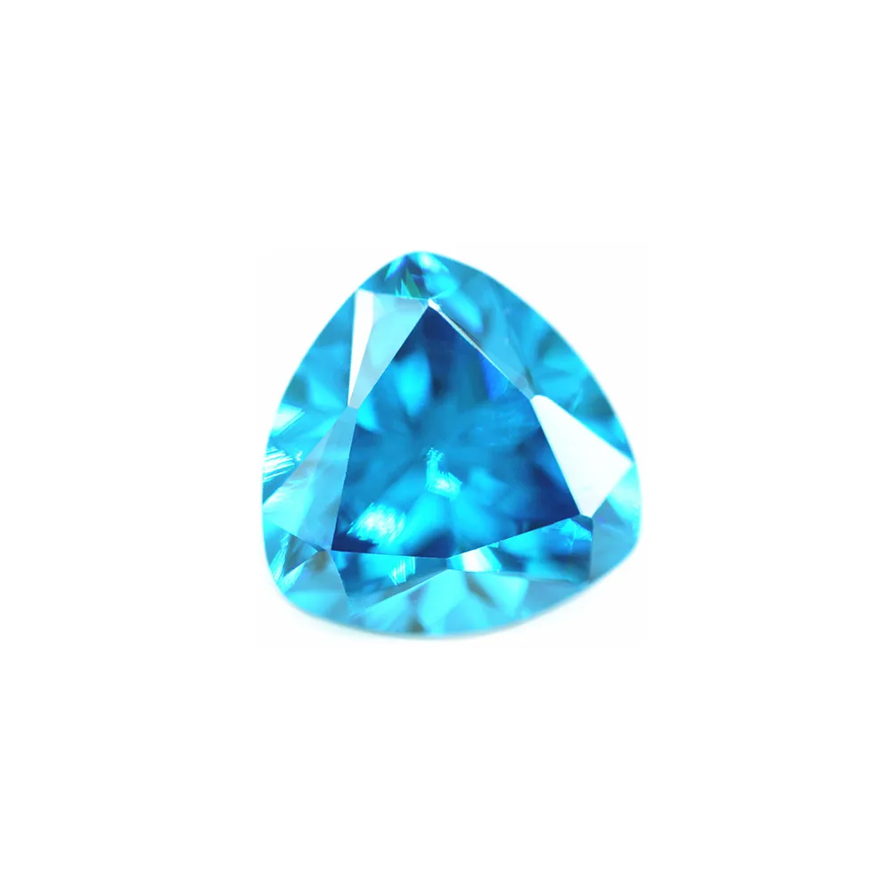 

Aquamarine Gemstone Trilliant Cut Aquamarine Gem Triangular Faceted Gemstone 6 Sizes to Choose