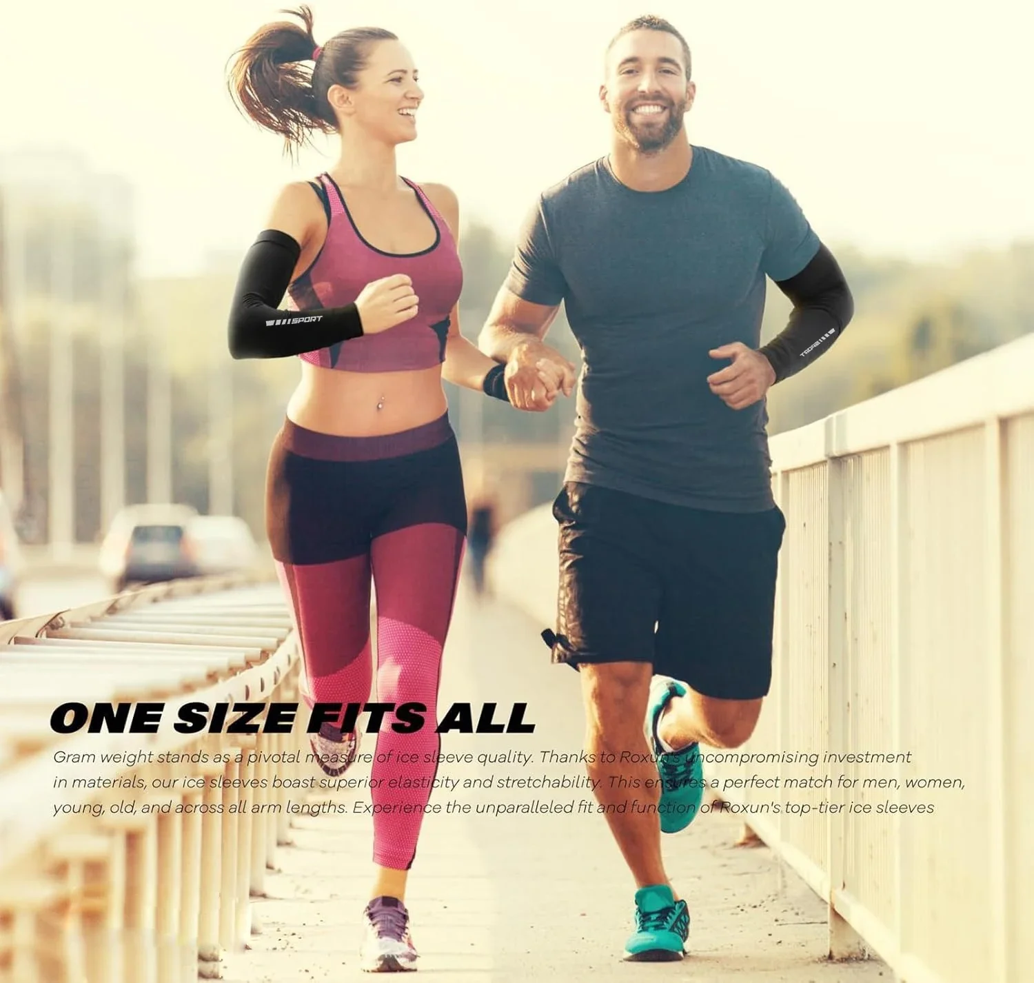 

1/2/4pairs Men's Quick-Drying Anti-UV Arm Sleeve Set Moisture-Wicking Breathable for Running Cycling Outdoor Sports Activities