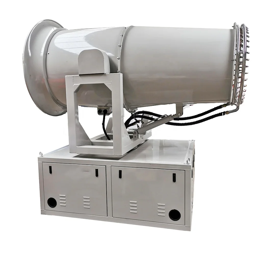 Remote Controlled Spraying Device Dust Suppression Fog Cannon For Cement Crushing Plant Dust Suppression