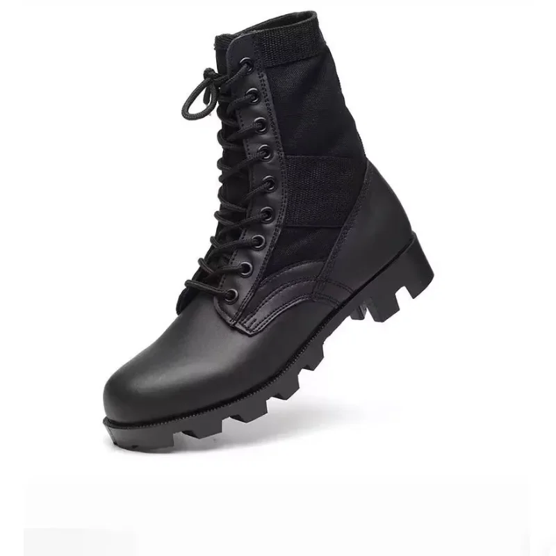 Male and Female Special Forces Combat Boots Banama Army Green Leather Desert Boots