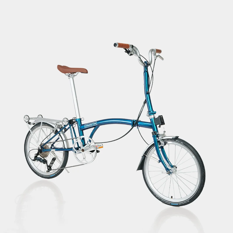 

Trifold bicycle adult ultra-light portable retro 9-speed 20-inch bicycle