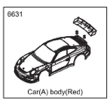 ZD racing S16 karoseria powłoki 6631 6632 6633