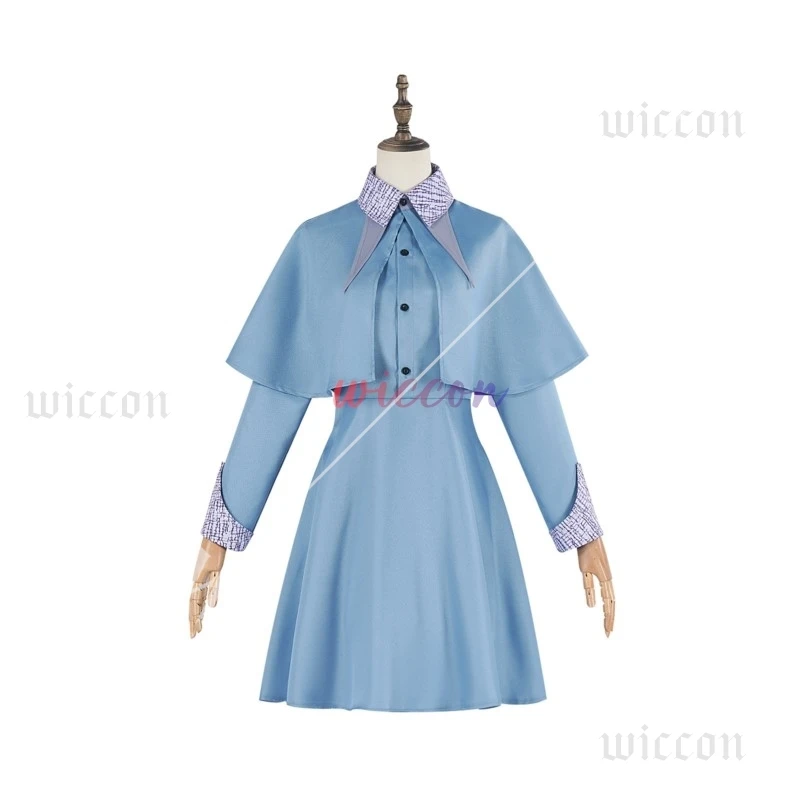 Wizard School Witch Isabelle Fleur Delacour Cosplay Costume Beauxbaton Magic Women School Uniform Hat Dress Suit Adults Children