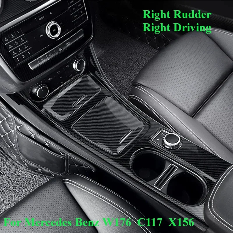 

OLANGDA OLANGDA правый руль, центральная консоль, держатель для чашки, декоративная крышка, украшение для Mercedes-Benz A-Class W176 CLA