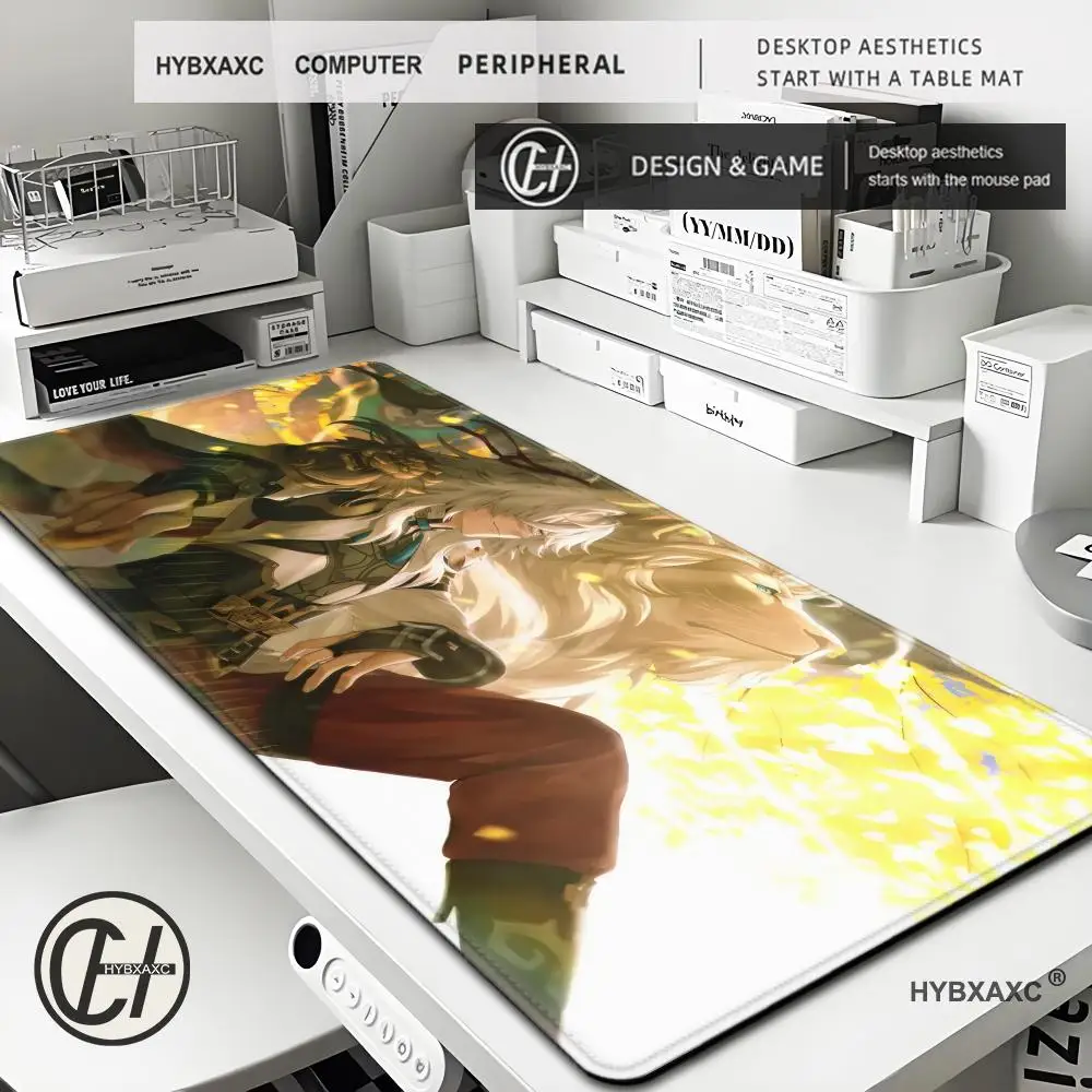 لوحة ماوس لطيفة عالية الدقة لوحة مكتب ممتدة لوحة مفاتيح الألعاب كبيرة 90 × 40 سم XXL jingyuan Gamer Mousepad #3
