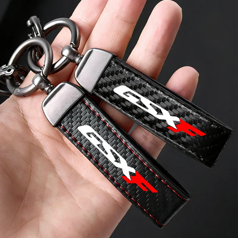 Acessórios para motocicleta, porta-chaves de couro de alta qualidade para SUZUKI GSXF GSX 750 F 750F GSX750F