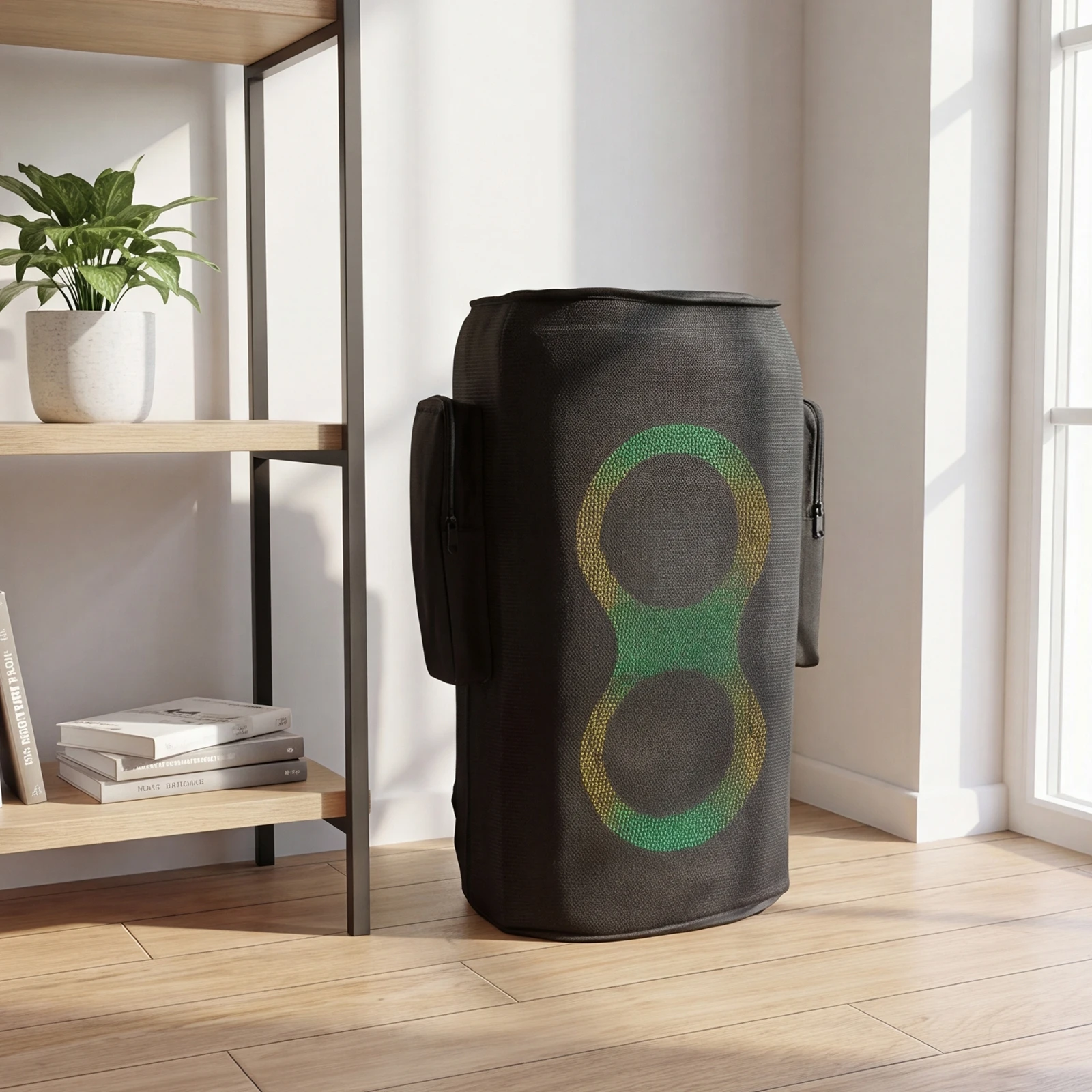 Speaker Cover Case for JBL PARTYBOX 110/120 Carrying Case with Microphone​ & Accessories Pocket Multi-Window Zipper Design