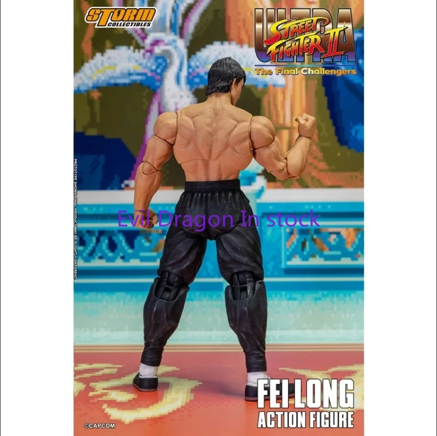 100% Original Storm Toys Ultra Street Fighter II The Final Challengers Fei Long Anime Action Collection Figures Toys In Stock