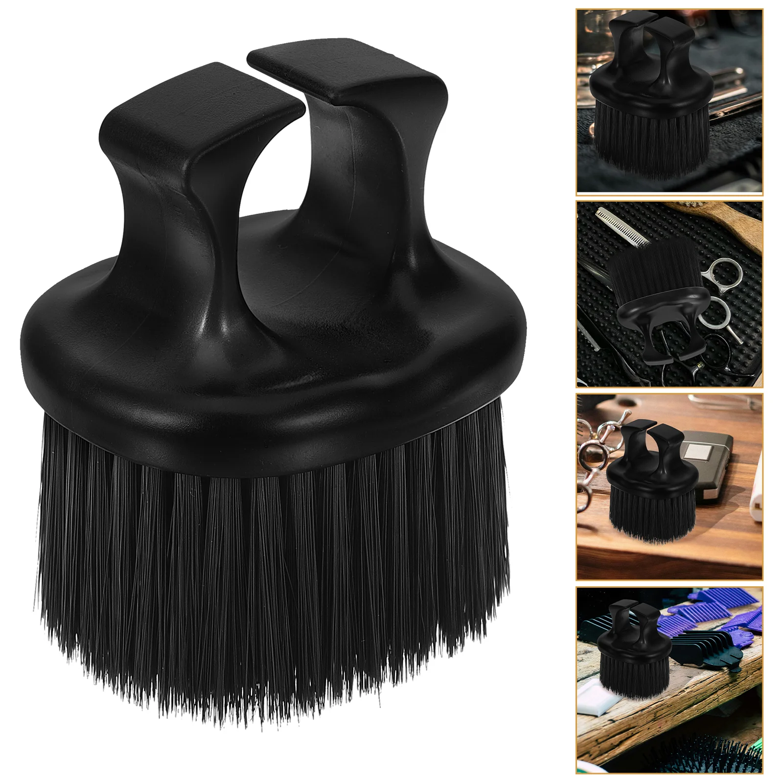 Hair Salon Scrapers Cleaning Cutting Neck Duster Barber Fiber Wool for Men