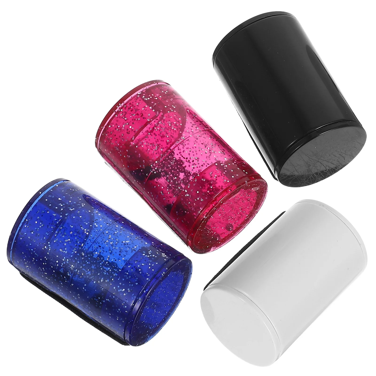 

4pcs Finger Rhythm Sand Unique Percussion Musical Instrument Durable For Ukulele Guitar Mandolin Banjo Portable Music