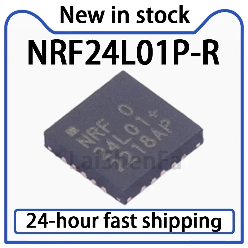 1PCS NRF24L01P-R Package QFN-20 Single-chip 2.4GHz Transceiver in Stock
