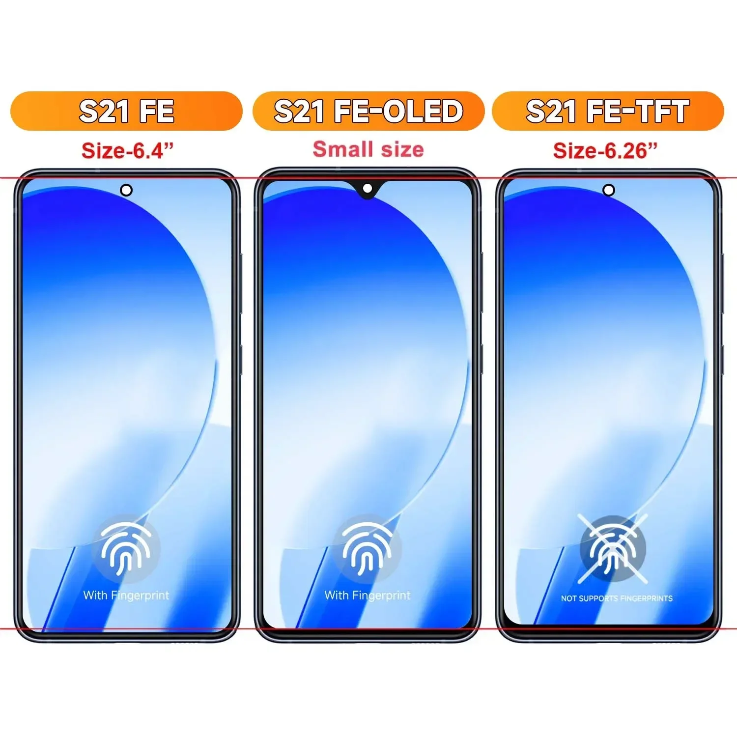 S21 FE 5G لسامسونج 6.4 ''ل AMOLED/TFT S21FE 5G G990B G990U G990W شاشة الكريستال السائل مجموعة المحولات الرقمية لشاشة تعمل بلمس استبدال #3