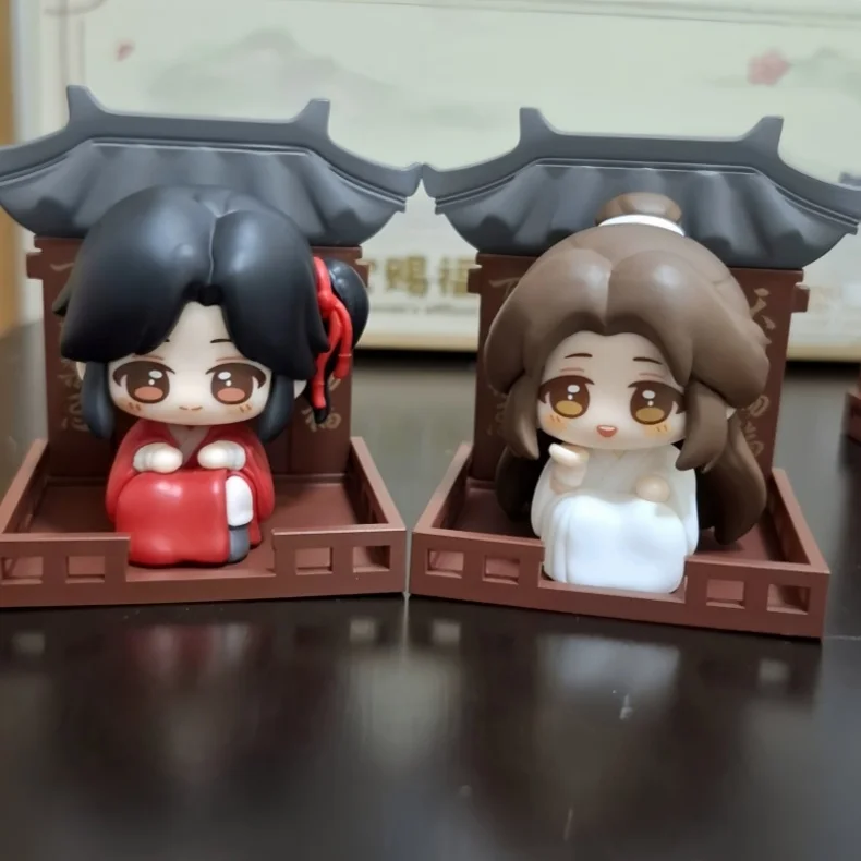 Echte Heaven Official's Blessing Squatting Blind Box Magnetische Anime-Figur Kühlschrankmagnet Xie Lian Hua Cheng Halloween-Geschenk Spielzeug – Detail 6