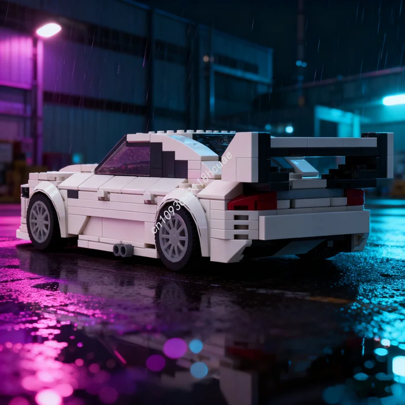 

387pcs MOC Forded Falcon FG X Supercar City Model Building Blocks Christmas Gift Architecture Toys Assemble DIY Idea Education