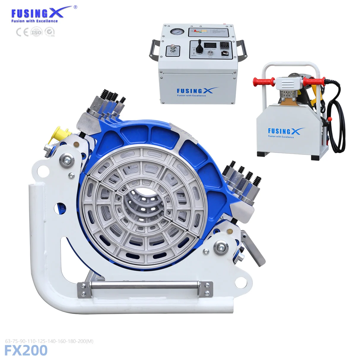 90-315 مللي متر HDPE بعقب الانصهار آلة لحام هانغتشو 90-315 مللي متر HDPE الأنابيب أنابيب المياه آلة توصيل الأنابيب