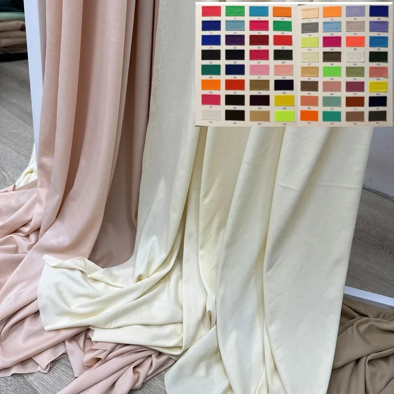 

Khaki elastic fabric DIY background flower wedding party decoration curtain hanging clothing elastic DIY sewing material dress