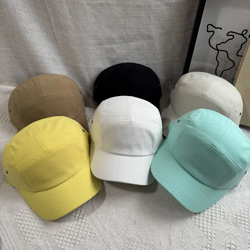 

Бейсболки с коротким козырьком и возможностью нанесения логотипа, высококачественные, 5-панельные, для женщин и мужчин, весна-лето, для путешествий, защита от солнца, универсальные