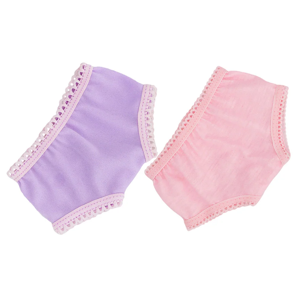 

2 Pcs Pretend 18-inch Accessories Toy Clothes Bottoming Shorts Girls Toys Baby Diapers