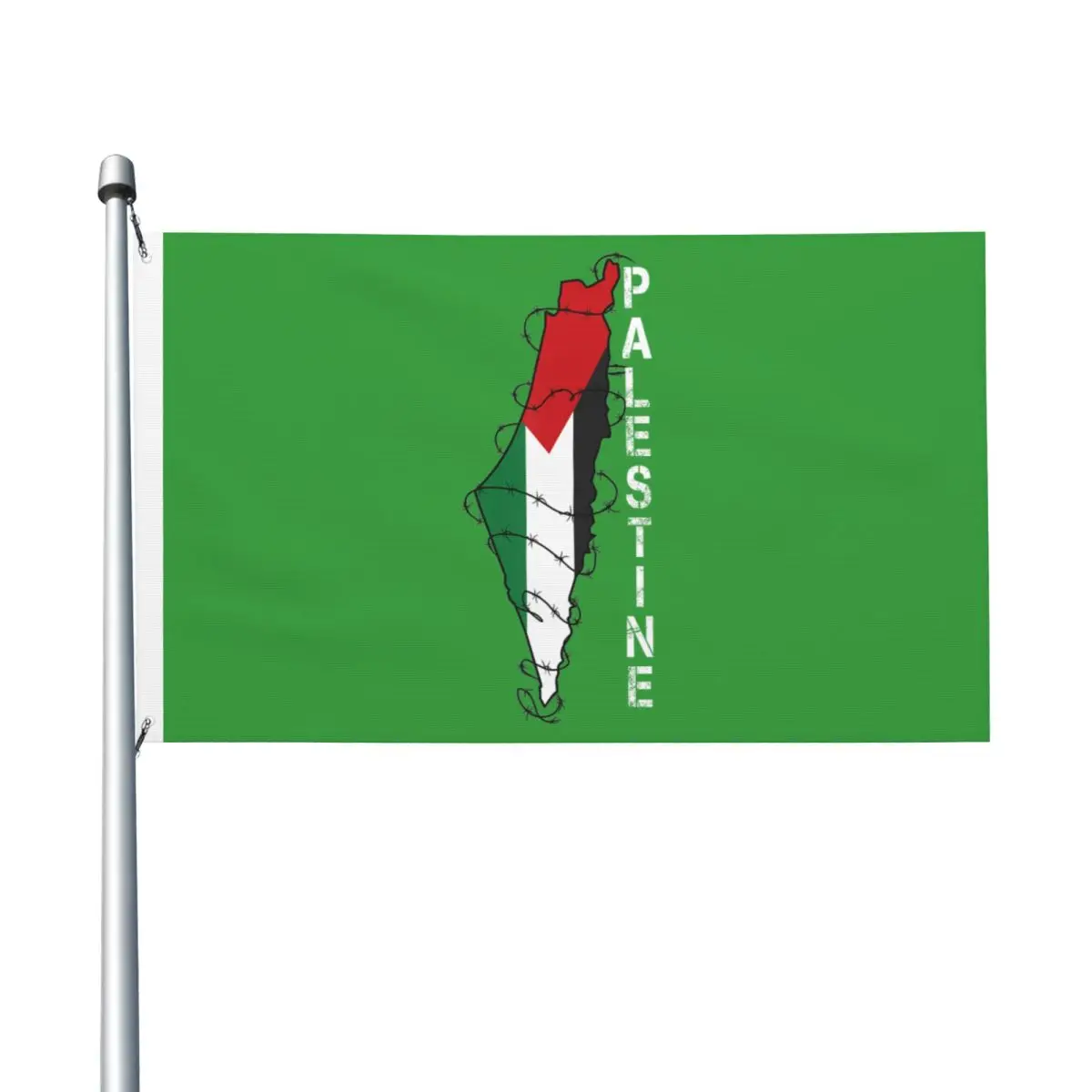 Kufiya Palestine Keffiyeh Flag-Palestinian Map Flag 90X150cm Flags Banner with 2 Grommets for Hanging For Dorm Room Bedroom