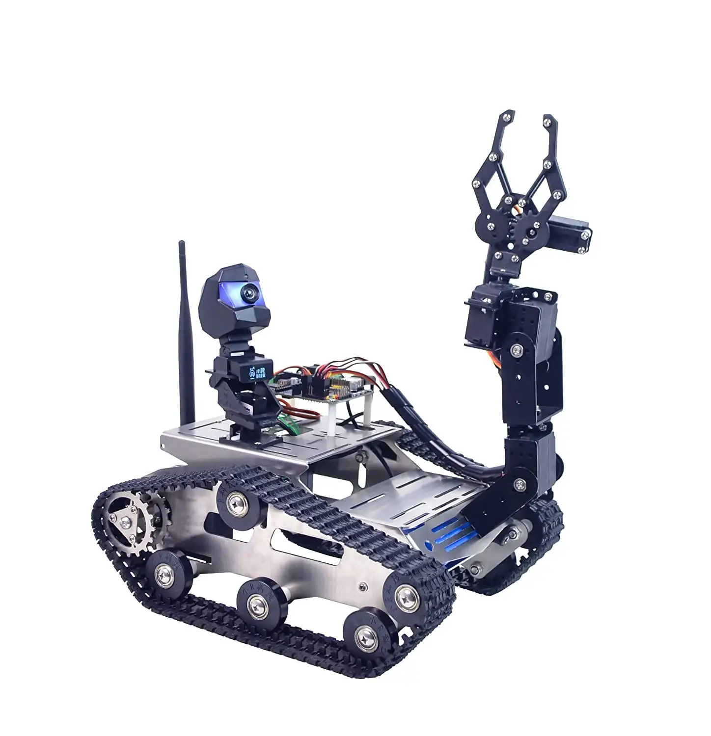 XiaoR Geek FPV Robot Car Kit with Robotic Hd Camera for Arduino,Utility Intelligent Tank Chassis Robotics Vehicle,Smart Lear