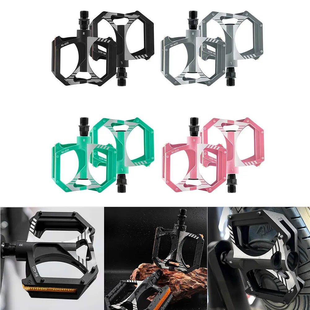 

Bicycle Pedal Nylon Composite Pedal Body Steel Axle MTB Pedals Waterproof Bicycle Parts Anti-slip Mountain Road Bike Pedals