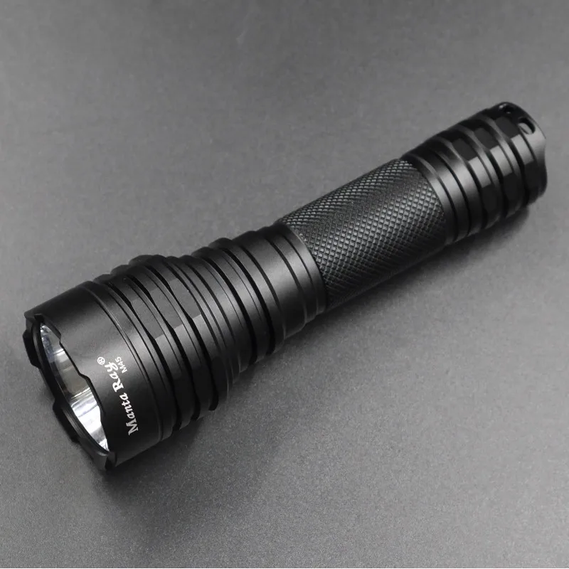 Manta Ray 21700 High-Power Flashlight CREE XM-L3 High-Output 18W Outdoor Flashlight Long-Range 6A Constant Current 2000 Lumens