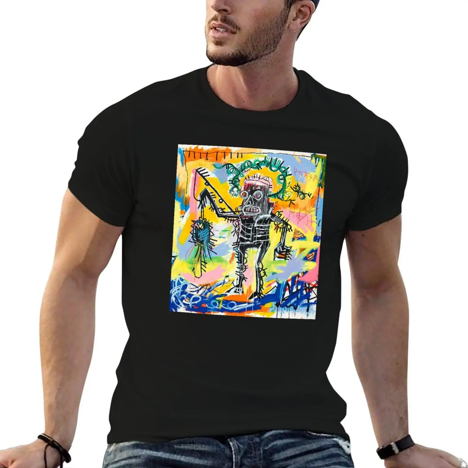 

fish jean black T-Shirt vintage clothes blue archive blanks anime mens graphic t-shirts big and tall