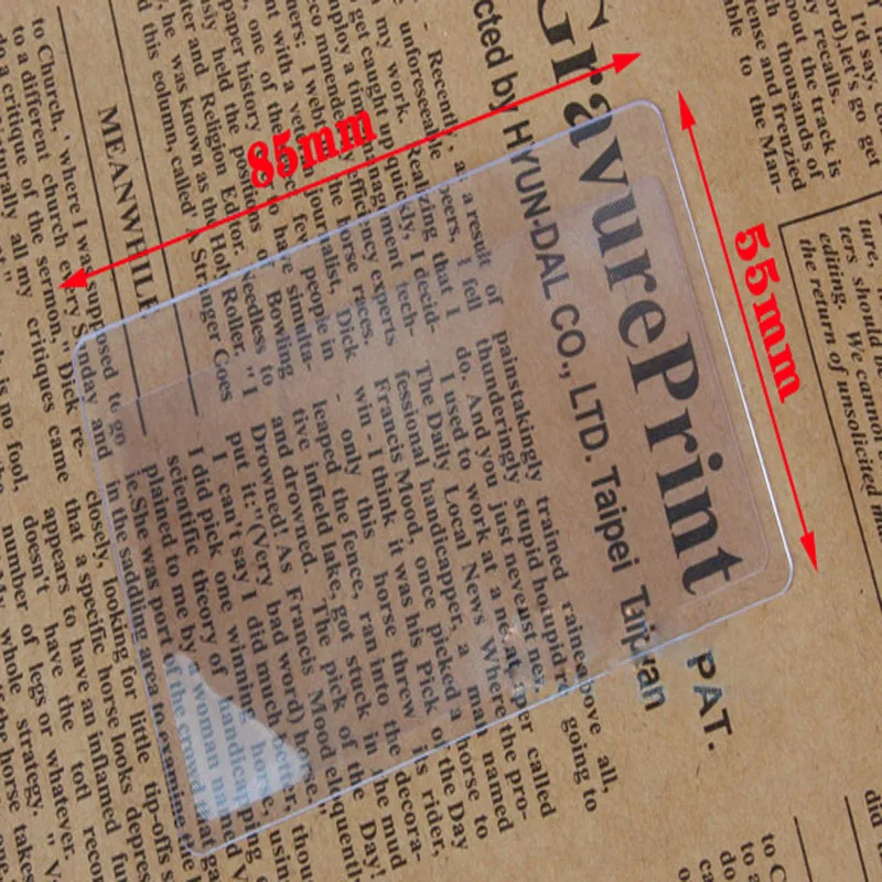 Functional Colorful 3X Name Card Design Monocle Magnifier reading glass magnifying glass DIY Sewing Needlework