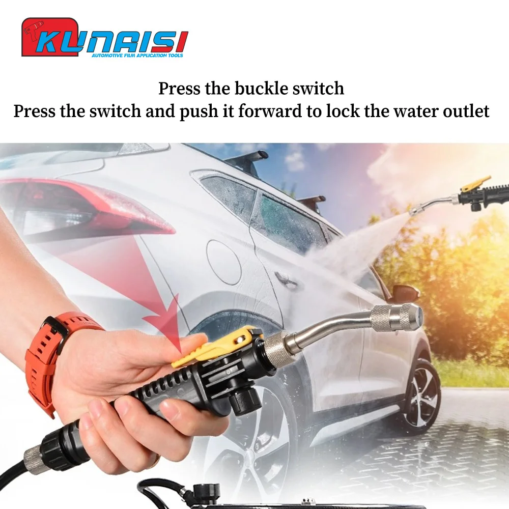 KUNAISI 19L Portable Stainless Steel Car TPU PPF Film Install High-Pressure Water Tank Keg Sprayer Water Tank Car Cleaning Keg