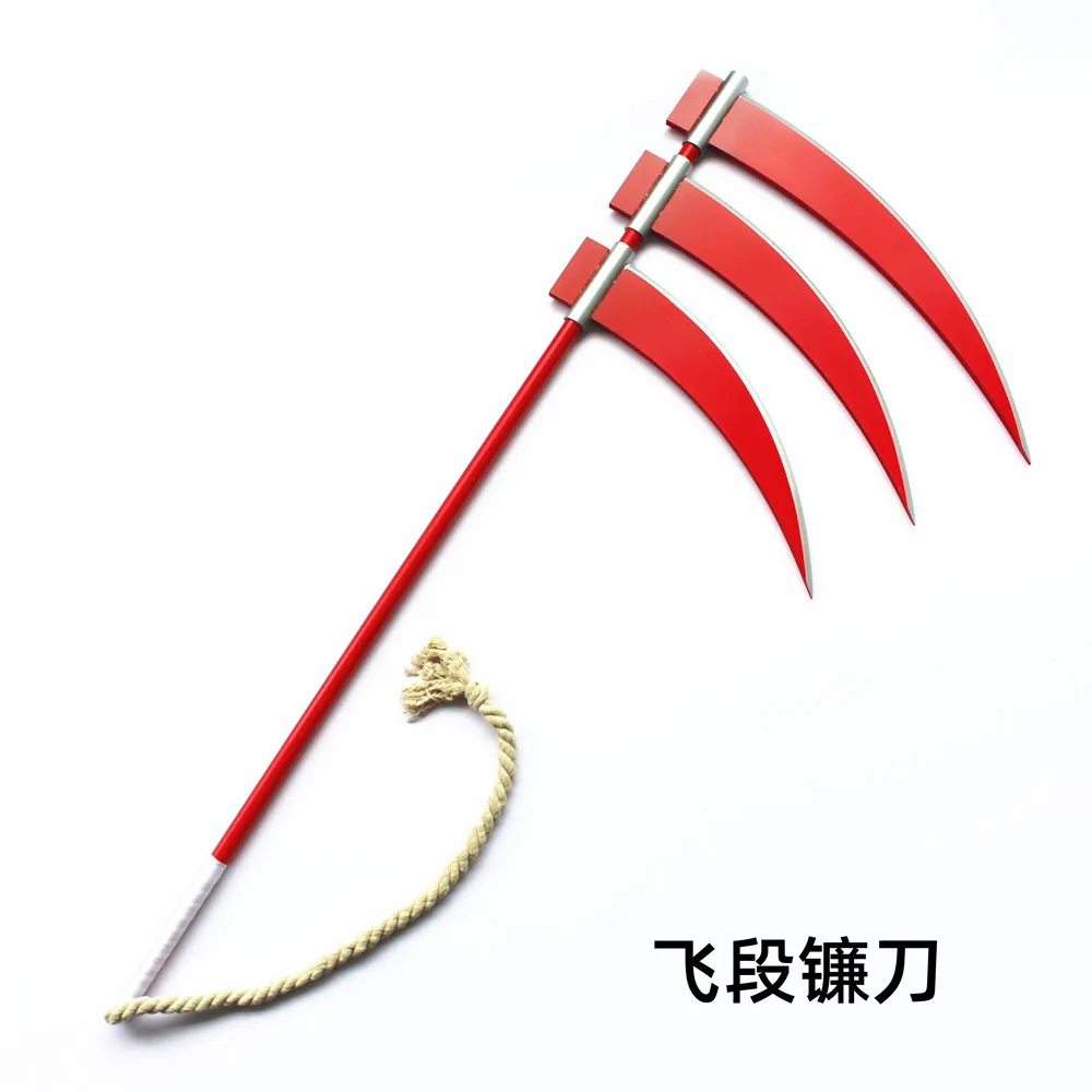 150Cm-200Cm Three-Edged Sickle Halloween Role-Playing Props Christmas Party Weapon