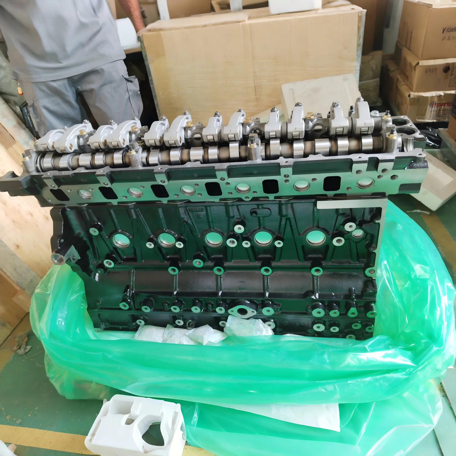 Brand New 4HK1 5.2T Diesel Engine Long Block/Bare Engine Iron Shaft No Camshaft Rocker Cold Run-In For ISUZU SY155W/SY215W