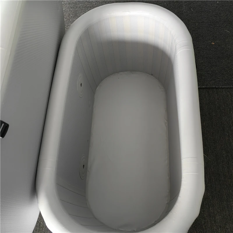 

Inflatable Double Wall Fabric(dwf) Icebath Barrel Tub Cold Water Plunge For Recovery Therapy Cold Plunge