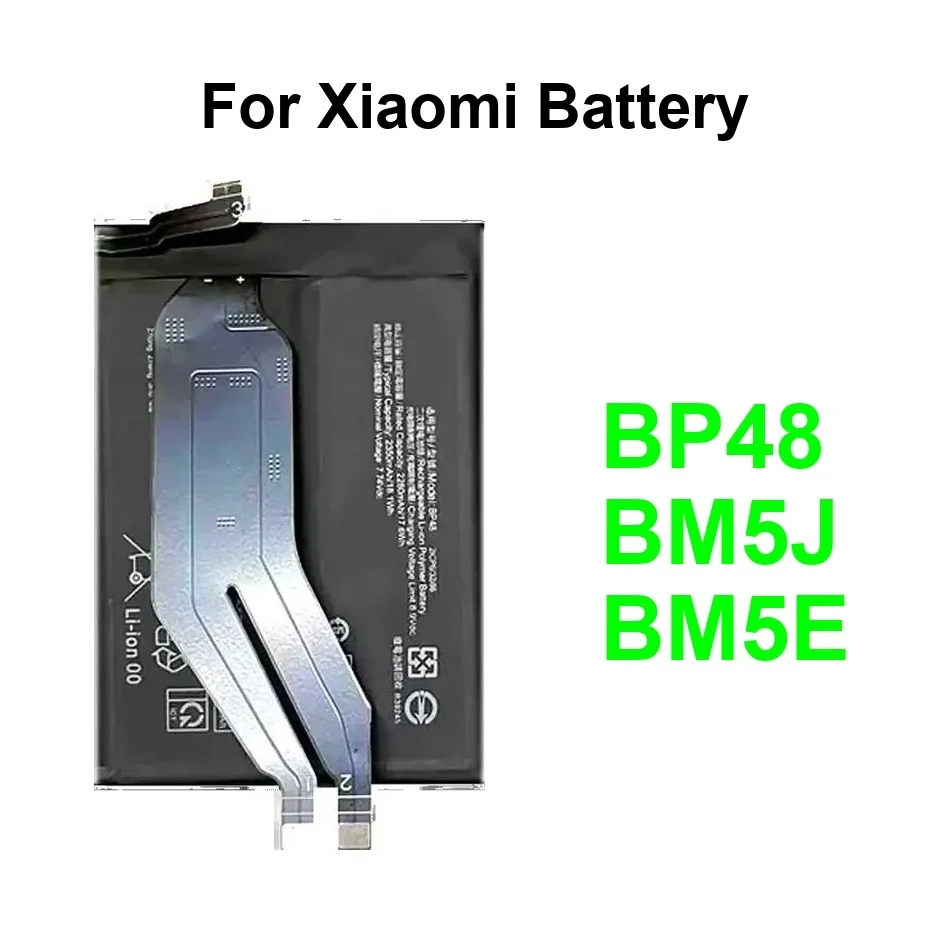 

Высокоэффективный аккумулятор мобильного телефона BM5J BM5E BP48 2350-5000 мАч для Xiaomi 12T Redmi K50 Pro Ultra