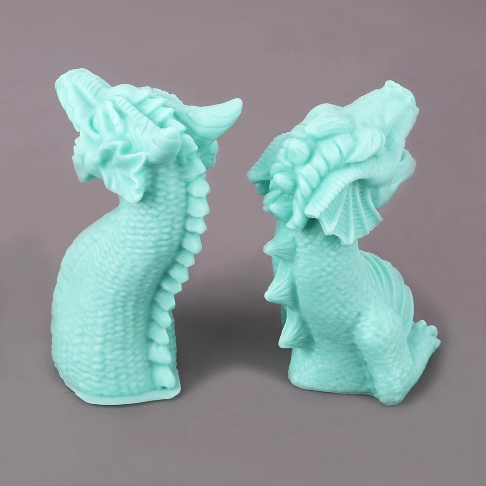 3D Wicked Dragon Candle Silicone Mold DIY Party Cake Decorating Tools Dragon Fondant Chocolate Moulds Desktop Craft Home Decor