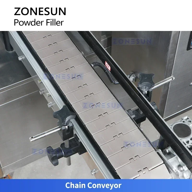 ZONESUN Riempitrice automatica per coclea per polvere secca Riempitrice per coclea rotativa ad alta velocità di precisione Attrezzatura industriale ZS-FM7A