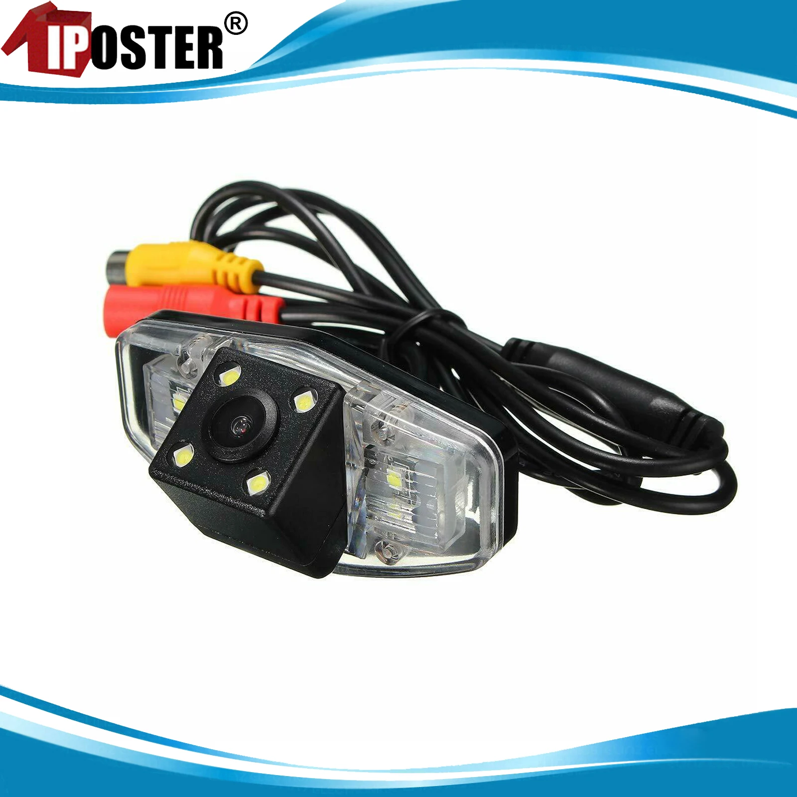 

iPoster Car Rear View Backup Reversing Camera with 8 LED Night Vision IP68 for Honda Accord Civic EK FD Pilot Fit Jazz 1998-2013