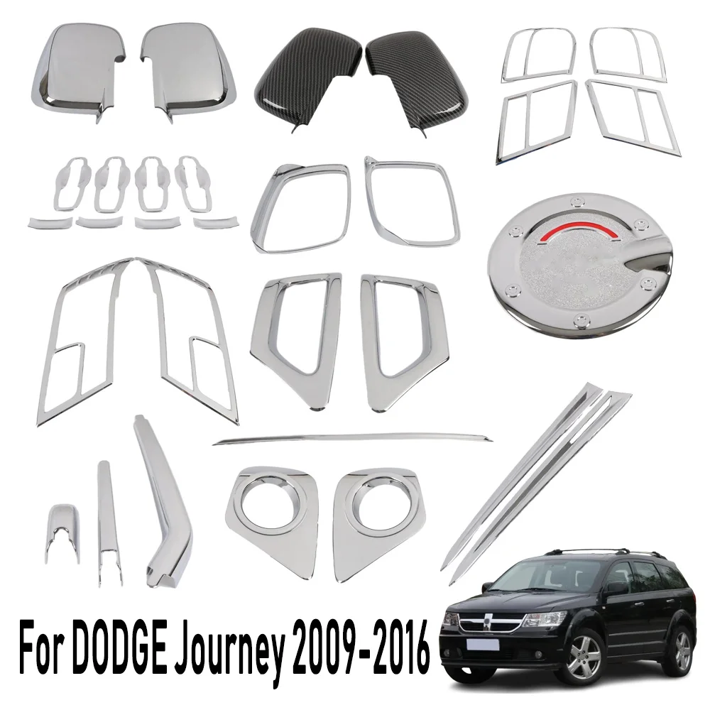 

Для DODGE JCUV Journey 2009-2016, противотуманная фоторамка, задняя зеркальная ручка, топливная крышка, дверная отделочная полоса, аксессуары