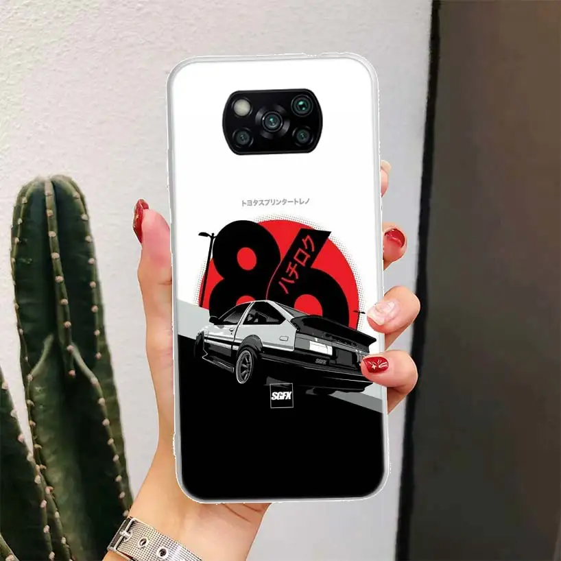 Cool Sports Car Comic Phone Case For Xiaomi Poco X3 Nfc X5 X6 Pro F6 F5 F4 F3 F2 F1 X4 GT M5 M5S M4 M3 Luxury Soft Coque Shell X