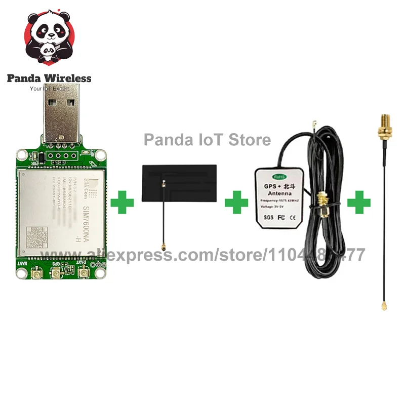 

SIMcom SIM7600NA-H LTE CAT4 Комплект USB-ключей TE-A LTE-FDD B2/B4/B5/B12/B13/B14/B25/B26/B66/B71 LTE CAT1 + чип Qualcomm