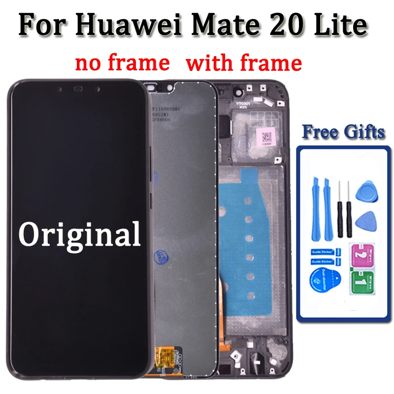 Original Display For Huawei Mate 20 Lite SNE-AL00 SNE-LX1 SNE-LX2 LCD Touch Screen Digitizer Assembly Maimang 7 Replaceme