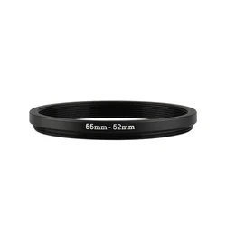 Aluminum Step Down Filter Ring 55mm-52mm 55-52mm 55 to 52 Filter Adapter Lens Adapter for Canon Nikon Sony DSLR Camera Lens